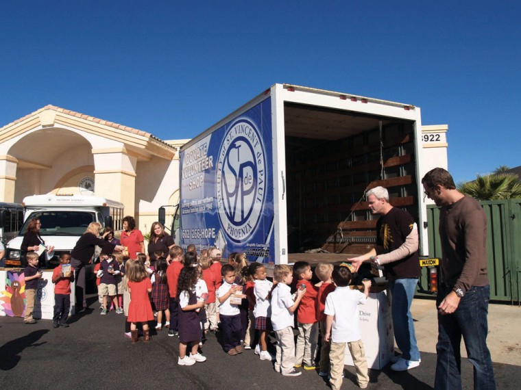 Primrose collects for St. Vincent de Paul